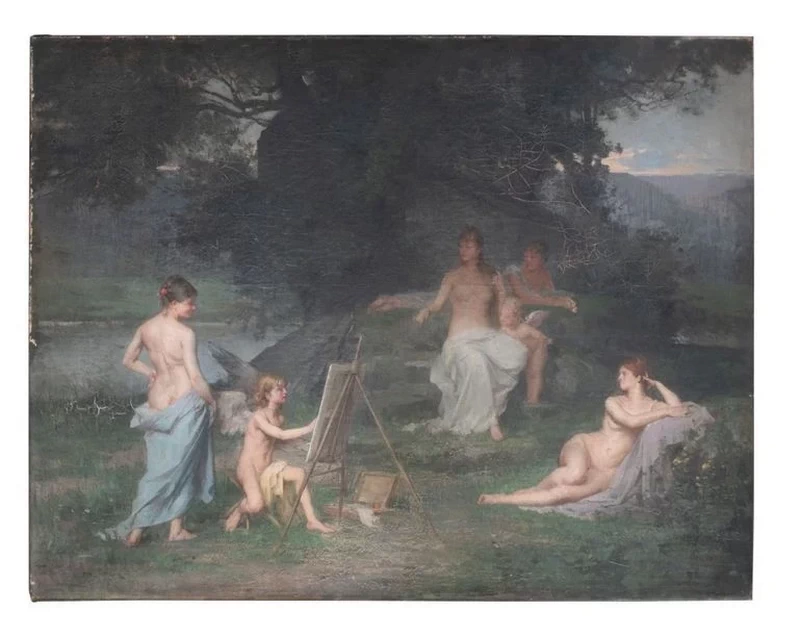 Amore che dipinge, 1892